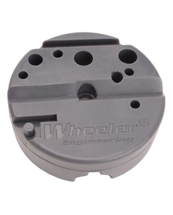 Wheeler 672215 Universal Bench Block Black Urethane Handgun 1 Pieces