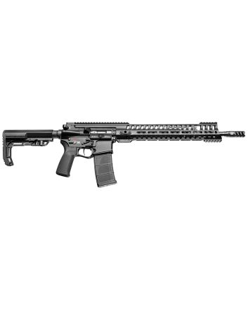 Patriot Ordnance Factory 01148 P415 *CA Compliant 5.56x45mm NATO 10+1 16.50" Chrome Moly Barrel Black Hard Coat Anodized Receiver, 6 Position MFT Black Stock &amp; Black Polymer Grip Ambidextrous