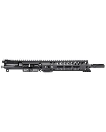 Patriot Ordnance FactoryMinuteman Complete Upper 5.56x45mm NATO 10.50" Black Nitride Barrel Aluminum Black Anodized Receiver 9" M-LOK Handguard Lo Pro DI Gas Block (Mid Length)