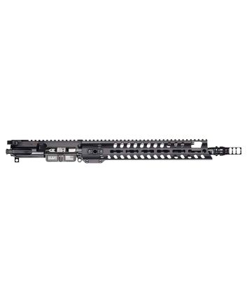 Patriot Ordnance FactoryRenegade + Complete Upper 5.56x45mm NATO 10.50" Black Nitride Barrel Aluminum Black Anodized Receiver 9" M-LOK Handguard Adjustable Block
