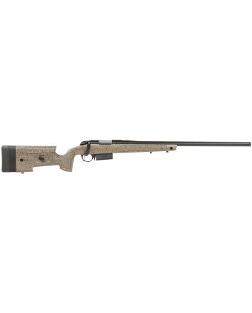 Bergara Rifles B14S359C B-14 HMR 6.5 PRC 3+1 24" Graphite Black Cerakote Barrel, Black Speckled Brown Molded w/Mini-Chassis, Adjustable LOP &amp; Cheek Piece Stock