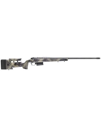 Bergara Rifles B14SM359CF B-14 HMR Carbon Wilderness 6.5 PRC 3+1 24" Carbon Fiber Wrapped Barrel, Woodland Camo Molded with Mini-Chassis Stock, Right Hand
