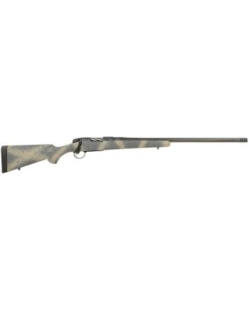 Bergara Rifles B14SM519CF B-14 Ridge Carbon Wilderness 6.5 PRC 2+1 24" Carbon Fiber Wrapped Barrel, Gray Cerakote Steel Receiver, SoftTouch Woodland Camo Fixed American Style Stock, Right Hand
