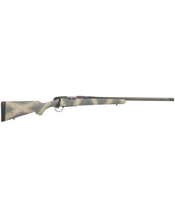 Bergara Rifles B14S522CF B-14 Ridge Carbon Wilderness 6.5 Creedmoor 4+1 22" Carbon FiberWrapped Barrel, Gray Cerakote Steel Receiver, SoftTouch Woodland Camo Fixed American Style Stock, Right Hand