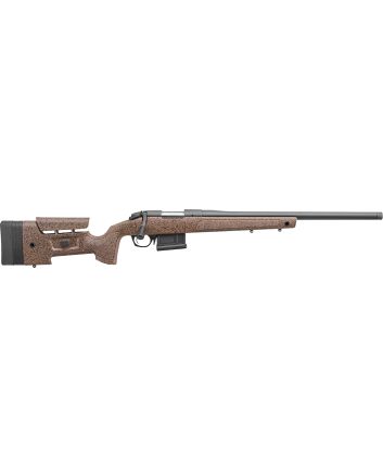 Bergara Rifles B14S356C B-14 HMR 450 Bushmaster 5+1 20" Graphite Black Cerakote Barrel, Black Speckled Brown Molded w/Mini-Chassis, Adjustable LOP &amp; Cheek Piece Stock