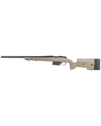 Bergara Rifles B14S352LC B-14 HMR 6.5 Creedmoor 5+1 22" Graphite Black Cerakote Barrel, Black Speckled Brown Molded w/Mini-Chassis, Adjustable LOP &amp; Cheek Piece Stock, Left Hand