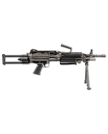 FN 46100171 M249S Para 5.56x45mm NATO16.10" Barrel 30+1 Mag Or 200rd Belt Capacity, BlackRotating &amp; Telescoping Stock, Hydraulic Recoil Buffer, Non-Slip Buttplate, Optics Ready
