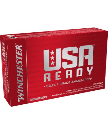 Winchester Ammo RED65140 USA Ready6.5Creedmoor 140gr Open Tip 20 Per Box/10 Case