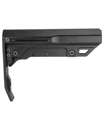 Mission First Tactical BMSMILMTLBL Battlelink Minimalist Mil-Spec Stock Black Aluminum for AR-15 Mil-Spec Buffer Tubes