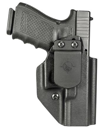 Mission First Tactical HGL19AIWBABL Appendix Holster IWB/OWB Black Polymer Belt Clip Fits Glock 19/23/44 Ambidextrous