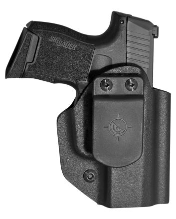Mission First Tactical HSIG365AIWBABL Appendix Holster IWB/OWB Black Polymer Belt Clip Fits Sig P365 Ambidextrous