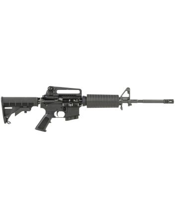 Bushmaster 0010004CA M4 Patrolman's5.56x45mm NATO Caliber with 16" Barrel, 10+1 Capacity, Black Metal Finish, Black 6 Position Collapsible Stock &amp; Black Polymer Grip Right Hand