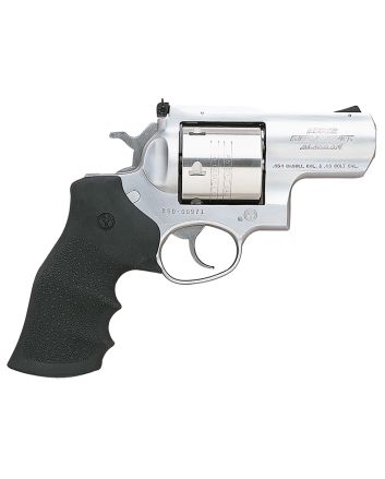 Ruger 5301 Super Redhawk Alaskan Large Frame 454 Casull 6rd 2.50" Satin Stainless Barrel, Frame &amp; Cylinder, Hogue Finger Groove Tamer Monogrip, Grip Transfer Bar Safety, Exposed Hammer