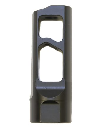 Bushmaster 0051001BLK Snake Charmer Muzzle Brake Black 1/2"-28 tpi for 5.56x45mm NATO