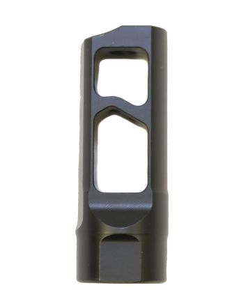 Bushmaster 0051002BLK Snake Charmer Muzzle Brake Black 5/8"-24 tpi for 308 Win