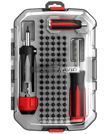 Real Avid AVSTDMS Smart-Torq &amp; Driver Master Set Black Oxide Universal Firearm 83 Pieces