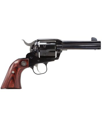 Ruger 5102 VaqueroMedium Frame 45 Colt (Long Colt) 6rd 4.62" Blued Steel Barrel, Cylinder &amp; Frame, Hardwood Grip, Transfer Bar Safety, Exposed Hammer