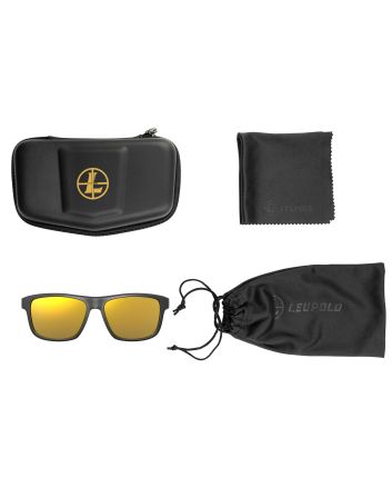 Leupold 179631 Performance Wear Katmai Orange Mirror Lens Polycarbonate Matte Black Frame