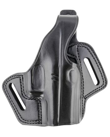 Galco FL800RB FletchOWB Black Leather Belt Slide Compatible w/Glock 43/43X, SpringfieldHellcat Belt Up to 1.75" Wide Right Hand