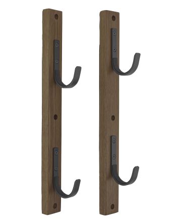 Allen 5659 Gun CollectorBrown/Black Wood/Steel Holds 2 Rifle/Shotgun