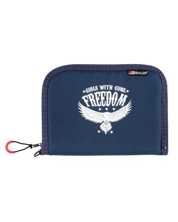 Girls With Guns 9071 FreedomNavy w/White Letters &amp; Picture Polyester Holds Handgun
