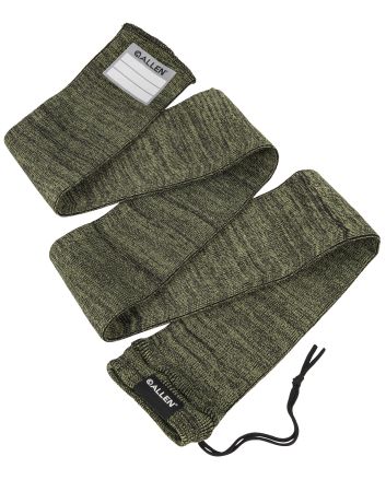 Allen 13171 Stretch Knit Gun Sock Green Silicone-Treated Knit w/Custom ID Labeling Holds Rifles with Scope or Shotguns 52" L x 3.75" W Interior Dimensions
