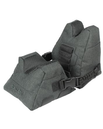 Allen 18417 EliminatorPrefilled Front and Rear Bag, Gray Polyester, Side Release Buckles, Weighs 4.50 lbs., 11.50" L x 7.50" H