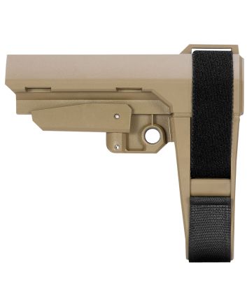 SB Tactical SBA3X02SB SBA3 X Flat Dark Earth Adjustable Synthetic AR-Platform