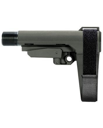 SB Tactical SBA3X03MSB SBA3 X Synthetic Stealth Gray 5-Position Adjustable for AR-Platform (Tube Not Included)