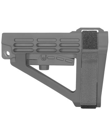 SB Tactical SBA4X03MSB SBA4 X Stealth Gray Adjustable Synthetic AR-Platform