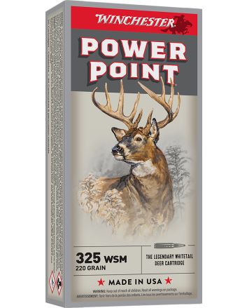 Winchester Ammo X325WSM Power-Point325WSM 220gr 20 Per Box/10 Case