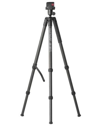 Bog-Pod 1163389 DeathGrip Infinite Tripod, Carbon Fiber with Black Finish, Ball Head Mount, Hybrid Foot &amp; DeathGrip Clamping System 6.5"-59"