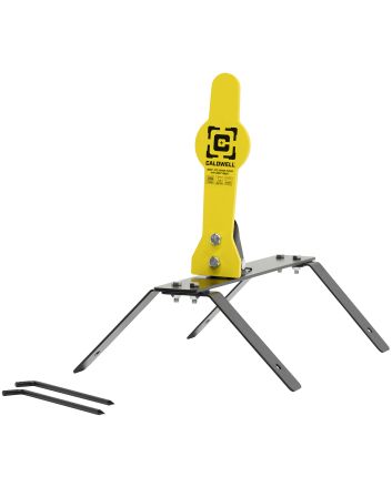 Caldwell 1178560 Auto Reset33% Rifle Yellow AR500 Steel Pepper Popper Includes Ground Stakes