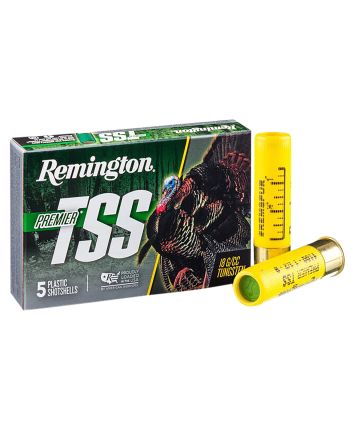 Remington Ammunition 28065 Premier TSS Turkey 20 Gauge 3" 1 1/2 oz Tungsten 9 Shot 5 Per Box/ 10 Cs