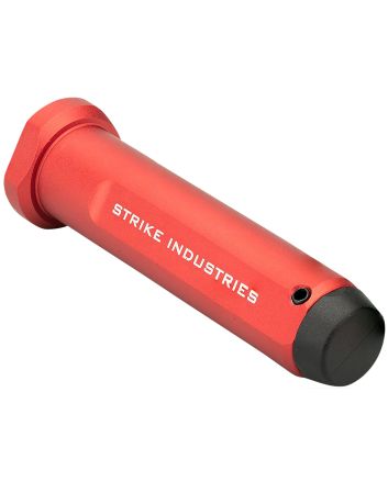 Strike Industries ARBHMILRED Buffer Housing AR Mil-Spec Red Anodized Aluminum for Mil-Spec Buffers