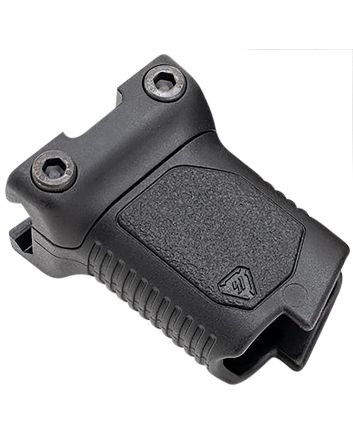 Strike Industries ARCMAGRAILSBK Angled Vertical Grip Short Black Polymer with Cable Management Storage for Picatinny Rail