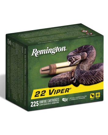 Remington Ammunition 21239 Viper22LR 36gr Truncated Cone Solid 225 Per Box/10 Case