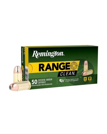 Remington Ammunition 27685 Range Clean 40S&amp;W 180gr Flat Nose Enclosed Base 50 Per Box/10 Case