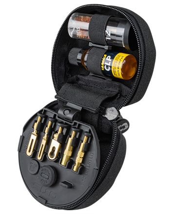 Otis FG753G 3-Gun Competition Cleaning Kit Multi-Caliber 12 Gauge Firearm Type Universal Bronze Bristle