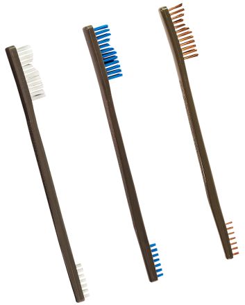 Otis FG3163 AP BrushesBronze/Nylon/Stainless Steel Bristles 3 Pack