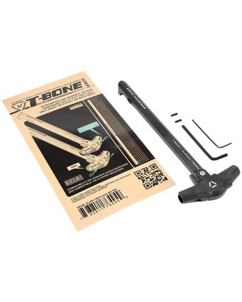 Strike Industries AR-TBCH-223-BK-BK T-Bone Charging Handle .223/5.56x45mm Nato Black Polymer Handles Aluminum Shaft for AR-15