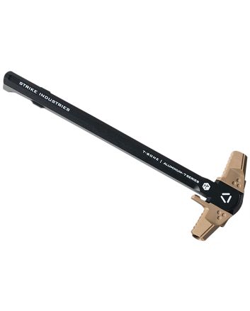 Strike Industries ARTBCH223BKFDE T-Bone Charging Handle .223/5.56x45mm Nato Flat Dark Earth Polymer Handles Aluminum Shaft for AR-15
