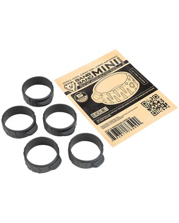 Strike Industries BANGBAND34MMBK Bang Band Mini 34mm Made of Black Rubber 5 Pack