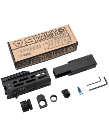Strike Industries CEVO-HG-6-BK Strike6" M-Lok Black Aluminum with Faux Suppressor for CZ Scorpion EVO (7.72" Barrel Length)
