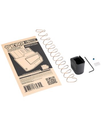 Strike Industries EMPP320 Enhanced Magazine PlateEnhanced Magazine Plate Extended +5rd 9mm Luger Black Polymer for Sig P320