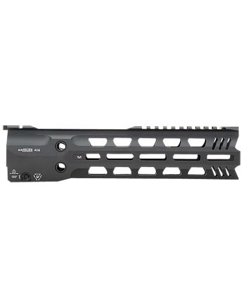Strike Industries GRIDLOK-416-FD-11 GridLok Full Duty 11"L 1.57"D M-LOK Black Aluminum for HK 416, HK MR556, M27 IAR