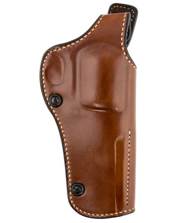 Galco PHX334 PhoenixOWB Tan Leather Belt Slide Fits Ruger GP100 Fits S&amp;W L Frame Right Hand