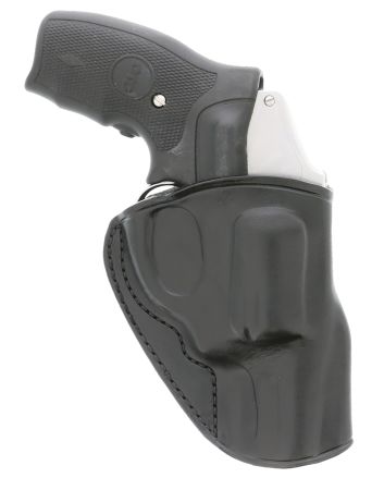 Galco SG158B StingerOWB Black Leather Belt Loop Fits S&amp;W J Frame Fits Charter Arms Undercover Right Hand