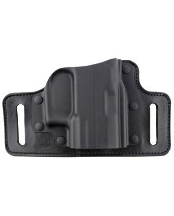 Galco TS820B TacSlideOWB Black Kydex/Leather Belt Slide Fits Beretta APX Fits Taurus G3 Fits Sig M18 Right Hand