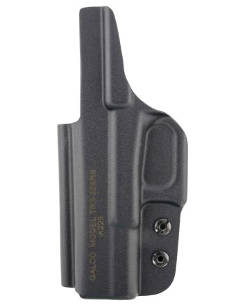 Galco TR3226RB Triton 3.0 OWB Black Leather UniClip/Stealth Clip Fits Glock 19 Gen1-5 Fits Glock 32 Fits Glock 23 Gen2-5 Right Hand